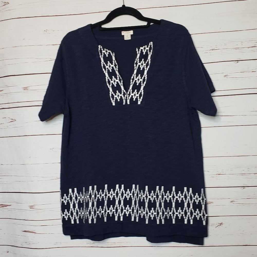 J. Crew Factory Embroidered Top